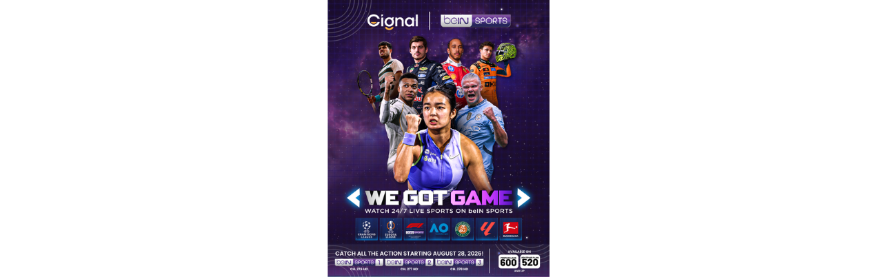 Cignal Expands Global Sports Lineup with Return of beIN SPORTS